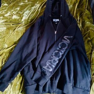 Victoria Sport Black Hooded Zip